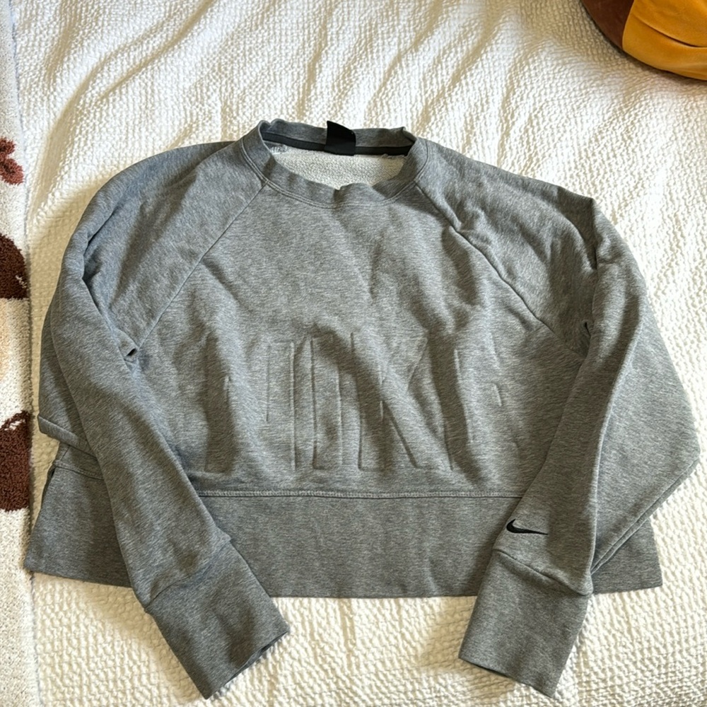 Nike cropped sweatshirt